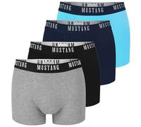 MUSTANG Lot de 4 boxers pour homme - En coton - Avec logo (taille M-2XL)