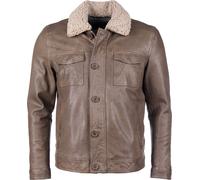 Mustang M232-88, veste en cuir M Marron Marron