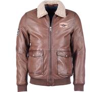 Mustang M232-99, veste en cuir L Marron Marron