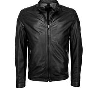 Mustang Max, veste en cuir M Noir Noir