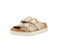 MUSTANG Damen Klassische Sandalen, Frauen Sandalen,Sandaletten,Bequem,Sommerschuhe,Freizeitschuhe,offene Schuhe,Strandschuhe,Beige,41 EU