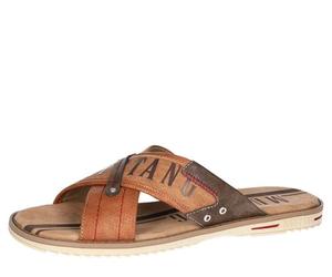 MUSTANG Mules Homme 4152-705, Pointure:45 EU, La Couleur:Marron