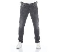 Mustang Oregon Pantalon en denim, extensible, en coupe fuselée, 99 % de coton, bleu, gris, noir, taille :W30-W40 - Gris - W31