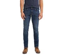 Mustang Oregon Pantalon en denim, extensible, en coupe fuselée, 99 % de coton, bleu, gris, noir, taille :W30-W40 - Bleu - W33