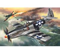 MUSTANG P-51k, WWII American Fighter 1:48 Plastique Model Kit Icm