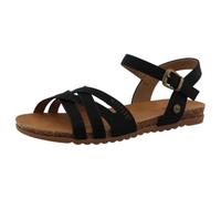 MUSTANG Sandales classiques pour femme, Noir 00001, 38 EU