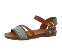 MUSTANG Sandales classiques pour femme, Vert 02927, 42 EU