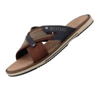 MUSTANG Sandales classiques pour homme, cognac, 40 EU