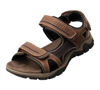 MUSTANG Sandales décontractées pour homme Sandales de marche en noix, Écrous, 43 EU