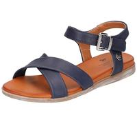 MUSTANG Sandales Mode Femme 1424-808, Pointure:38 EU, La Couleur:Bleu