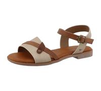MUSTANG Sandales Mode Femme 26M0072006, Pointure:38 EU, La Couleur:Beige