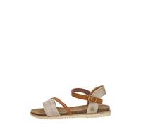 Mustang - Sandales Plates - Femme - Chaussures - Beige - Taille: 36 EU