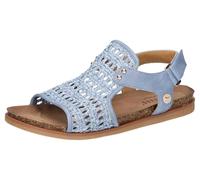 MUSTANG Sandales pour femme 1518-805 - Bleu - 39 EU, bleu, 39 EU