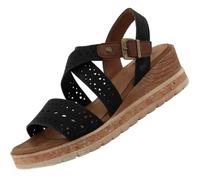 MUSTANG Sandales pour femme, Noir , 37 EU