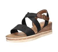 MUSTANG Sandales pour femme, Noir , 39 EU
