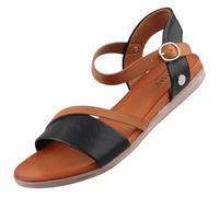 MUSTANG Sandales pour femme, Noir, 41 EU
