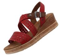 MUSTANG Sandales pour femme, rouge, 40 EU