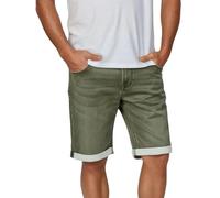 MUSTANG Short en jean stretch pour homme - Coupe droite - Chicago Real X - Denim - Couleur unie - Bleu, gris, noir, beige, vert, 30, 31, 32, 33, 34, 36, 38, 40, 42, 40