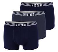 MUSTANG Shorts Retro Shorts 3 Pack, Boxer, Pantalon, True Denim, S-XL: Colour: Navy/Blue/Navy | Size: Large