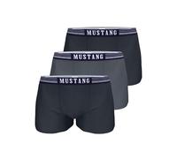Mustang Shorts Retro Shorts 3 Pack, Boxer, Pantalon, True Denim, S-XL: Colour: Navy/Blue/Navy | Size: X-Large