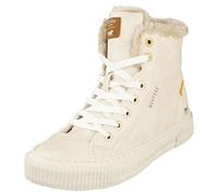 Mustang Side Zip Sneaker Femme Baskets Mode Ivoire - 36