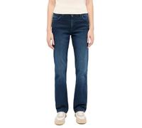 MUSTANG Style Crosby Relaxed Straight Jeans, Bleu, 28W / 36L Femmes