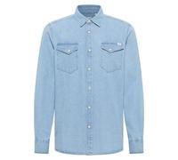 MUSTANG Style Duver Chemise en Jean, Bleu Clair 200, XXL Hommes