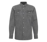MUSTANG Style Duver Chemise en Jean, Gris foncé 300, M Hommes