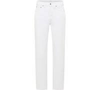 MUSTANG Style Jeff Relaxed Straight Jeans, Blanc Brillant 2007, 34W / 32L Hommes