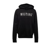 MUSTANG Sweat-shirt 'Bronson' noir / blanc, Taille XL