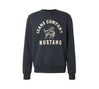 MUSTANG Sweat-shirt 'Clio' anthracite / abricot, Taille XXL