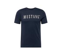 Mustang T-Shirt Austin en Coton pour Homme - Coupe Droite - Tailles S à 3XL - Blanc, Noir, Vert, Beige, Rouge, Gris, Carbon 4135, S
