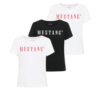 MUSTANG T-shirt rouge / noir / blanc, Taille M