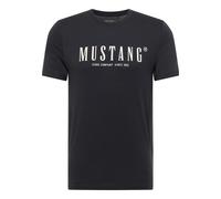 MUSTANG T-Shirt 'STYLE AUSTIN' noir / blanc, Taille S