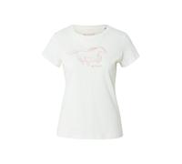 MUSTANG T-shirt 'STYLE LOA' rouge pastel / blanc, Taille M