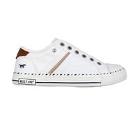 MUSTANG - Tennis Basses Beiges avec Un Talon Plat et Fermeture à Slip-on