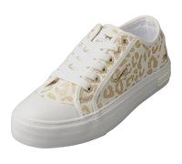 MUSTANG Baskets basses tennis femme à lacets Sable/Blanc Taille 37