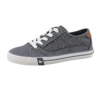 MUSTANG Baskets basses Femme Jean bleu-gris/caramel à lacets Taille 41