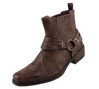MUSTANG Western Stiefelette, Santiags Homme, Marron (Braun 3), 40 EU