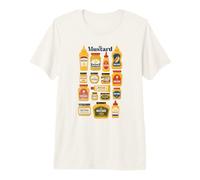 Mustard Lover Retro Condiment Illustration Groupe Graphique T-Shirt Haut de Gamme