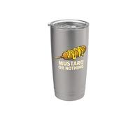 Mustard Or Nothing Fan Mustard Lover Gobelet isotherme en acier inoxydable double paroi