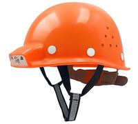 Mustbau Casque de Chantier EN397 avec Éclairage LED, USB Rechargeable Casque de Sécurité Construction a 2 Modes D’ Éclairage, 53 à 62cm Tour de Tête Réglable