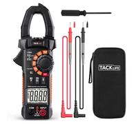 Mustbau CM06 Pince Ampèremétrique Numérique 6000 Points - Testeur Électrique Auto Range avec NCV, Mesure Courant AC/DC et Tension