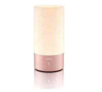 Mustbau LT-T6 Lampe de Chevet LED Tactile 360° Dimmable RGB avec 3 Niveaux de Luminosité 600 lm 12W - Or rose
