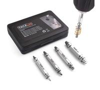 Mustbau SEB04A Kit Extracteur De Vis Et Boulons Endommagés 4 Pièces Double Tête HSS 6542 Pour Bois Et Métal Avec Coffret