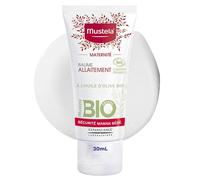 Mustela Baume Allaitement Bio Mamelons Maternité 30ml | Baume allaitement apaise, hydrate et protège les mamelons pendant l'allaitement, à l'huile d'olive bio, sans rinçage