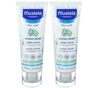 mustela® Bébé Enfant Hydra Bébé® Crème Visage Peau Normale Set(S) 2x40 ml