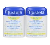 mustela® Bébé Enfant Stick Nourrissant au Cold Cream Stick(S) 2x10 g