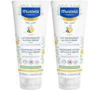mustela® Bébé Lait Nourissant Au Cold Cream Peau Normale Crème 2x200 ml