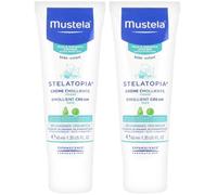 mustela® Bébé STELATOPIA® Crème Émolliente Visage Peau Atopique 2x40 ml